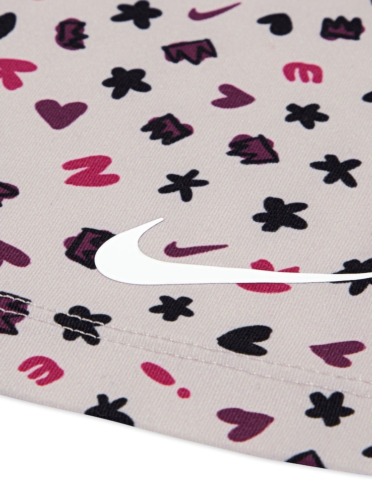 Nike Pink Little Kids Femme Crew Sweatshirt and Flared Legging Set - Image 5 of 5
