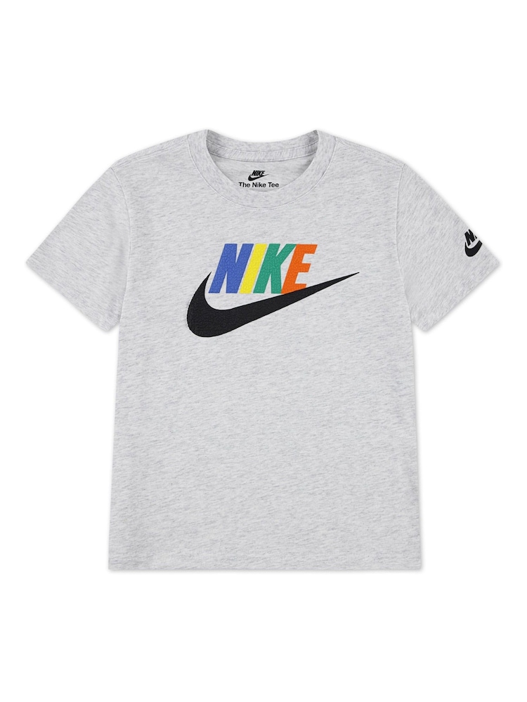 Nike Grey Little Kids Club Family T-Shirt - Image 1 of 5