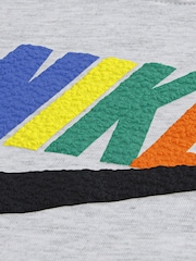 Nike Grey Little Kids Club Family T-Shirt - Image 4 of 5