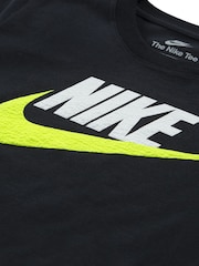 Nike Black Little Kids Club Family T-Shirt - Image 4 of 4