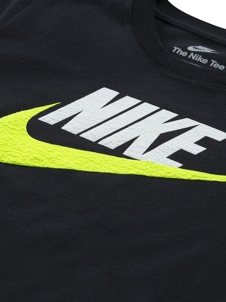 Nike Black Little Kids Club Family T-Shirt - Image 4 of 4