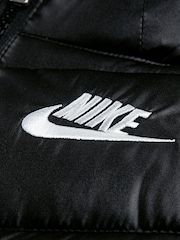 Nike Black Little Kids Padded Puffer Jacket - Image 3 of 4