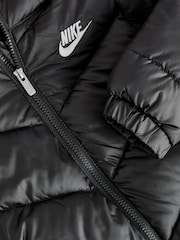 Nike Black Little Kids Padded Puffer Jacket - Image 6 of 9