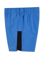 Nike Blue Little Kids Miler T-Shirt and Challenger Shorts Set - Image 4 of 5