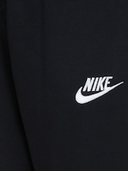 Nike Black Little Poly Full Zip Tape Logo Tracksuit Set - Image 6 of 6