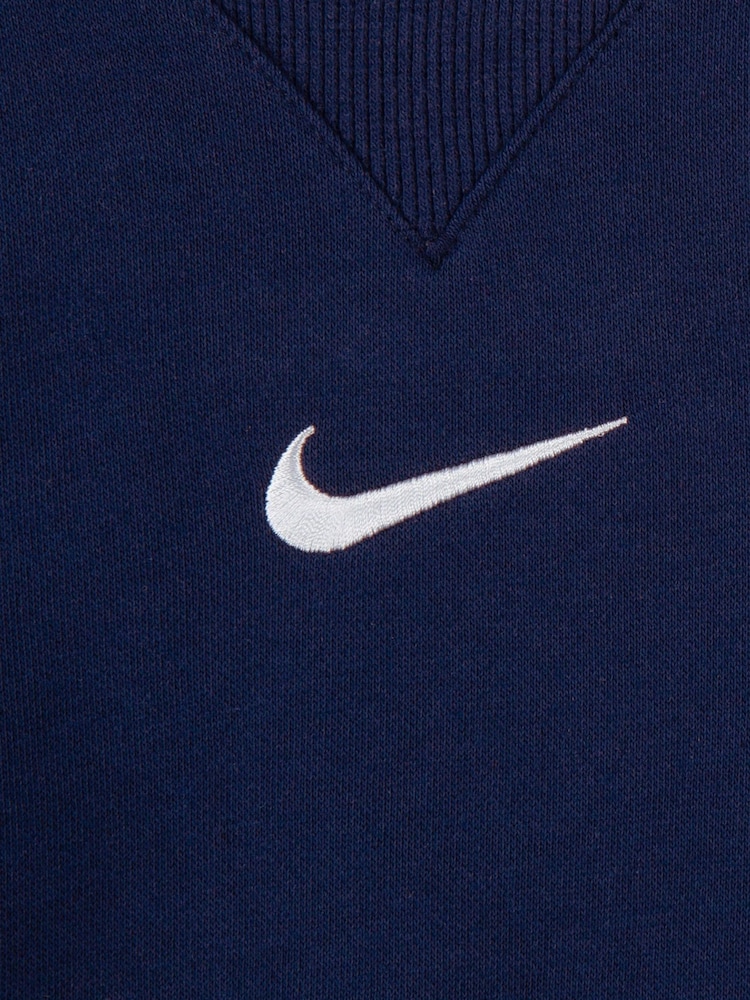 Nike Navy Little Kids Essential Crew Tracksuit Set - Image 4 of 4