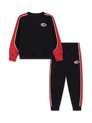 Nike Little Kids Fleece Crew and Jogger Tracksuit Set - Imagen 1 de 4