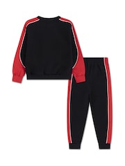 Nike Little Kids Fleece Crew and Jogger Tracksuit Set - Imagen 2 de 4