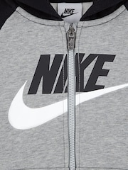 Nike Black Little Kids Zip Through Joggers and T-Shirts 3 Piece Set - Image 5 of 5