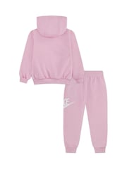 Nike Pink Club Fleece Set - Image 2 of 4