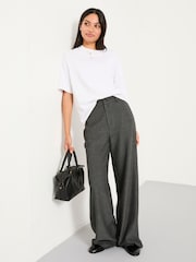 FatFace Preseley Charcoal Grey Wide Leg Trousers - Image 3 of 5