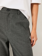 FatFace Preseley Charcoal Grey Wide Leg Trousers - Image 4 of 5