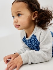 Animal Print Raglan Denim Dress (3mths-8yrs) - Image 4 of 9