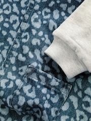 Animal Print Raglan Denim Dress (3mths-8yrs) - Image 8 of 9