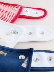 Rojo - Pack de 3 Baberos de bebé - Imagen 5 de 6