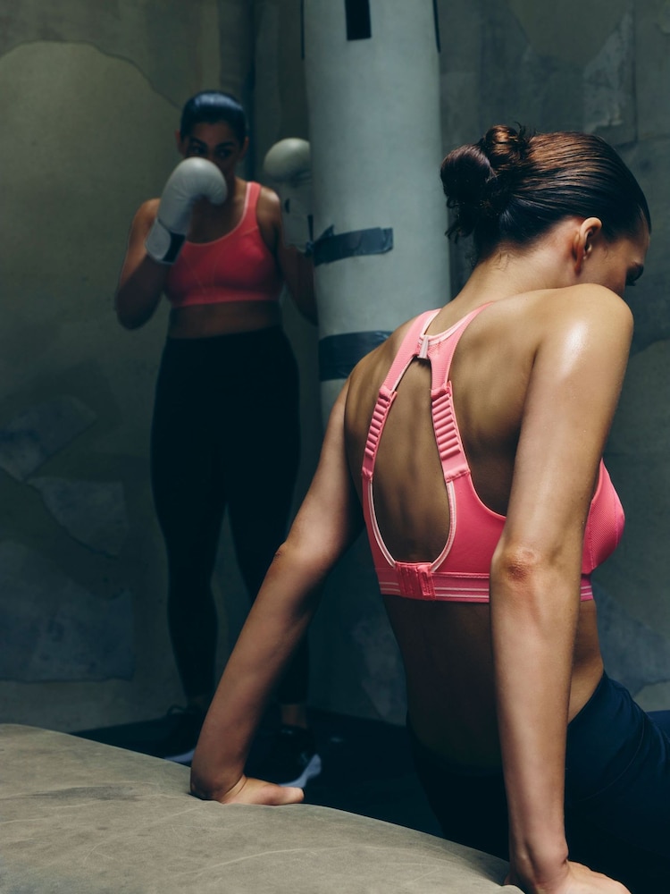 Shock Absorber Pink Ultimate Run Bra - Image 2 of 4