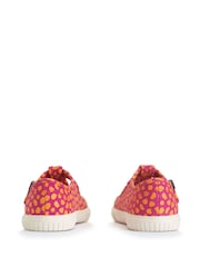 Start-Rite Skipper Pink Splash T Bar Canvas Shoes - Image 4 of 6