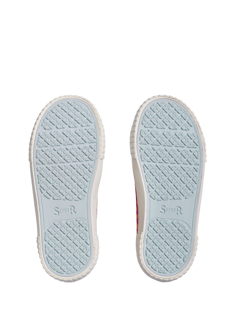 Start-Rite Skipper Pink Splash T Bar Canvas Shoes - Image 6 of 6