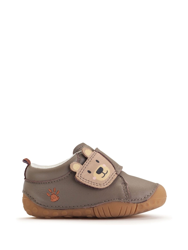 Start-Rite Bear Hug Neutral Soft Leather Pre-Walker Shoes - Image 1 of 6