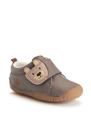 Start-Rite Bear Hug Neutral Soft Leather Pre-Walker Shoes - Image 2 of 6