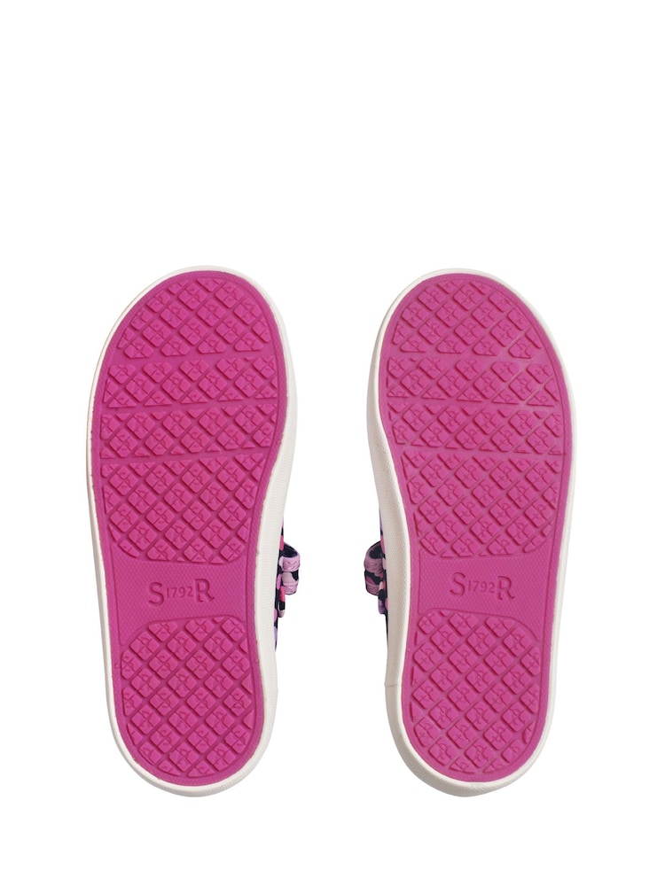 Start-Rite Blue Busy Lizzie Navy Splash Mary Jane Canvas Shoes - Image 6 of 6