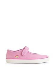 Start-Rite Lemonade Silver Glitter Mary Jane Canvas Shoes - Image 1 of 6