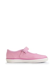 Start-Rite Lemonade Silver Glitter Mary Jane Canvas Shoes - Image 2 of 6