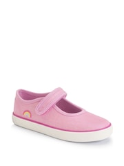 Start-Rite Lemonade Silver Glitter Mary Jane Canvas Shoes - Image 3 of 6