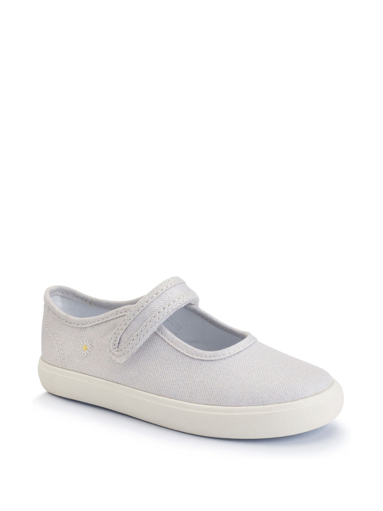 Start-Rite Lemonade Glitter Mary Jane Canvas Shoes - Image 3 of 6