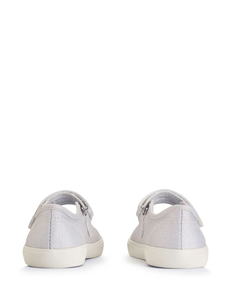 Start-Rite Lemonade Glitter Mary Jane Canvas Shoes - Image 4 of 6