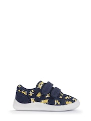 Start-Rite Wriggles Blue Camo Double Strap Canvas Shoes - Image 1 of 1