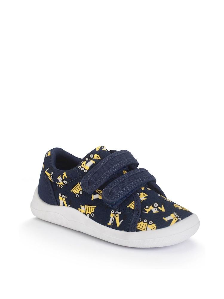 Start-Rite Wriggles Double Strap Canvas Shoes - Image 2 of 5 Start-Rite Wriggles Double Strap Canvas Shoes - Image 2 of 5