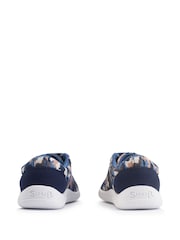 Start-Rite Wriggles Blue Camo Double Strap Canvas Shoes - Image 3 of 5
