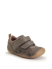 Start-Rite Natural Roar Dino Double Strap Leather Pre Walker Shoes - Image 3 of 6