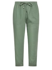 EVANS Curve Linen Joggers - Image 5 of 5
