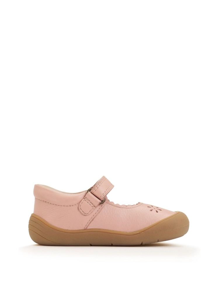 Start-Rite Eva Pink Soft Leather Mary Jane Pre-School Shoes - Image 1 of 6