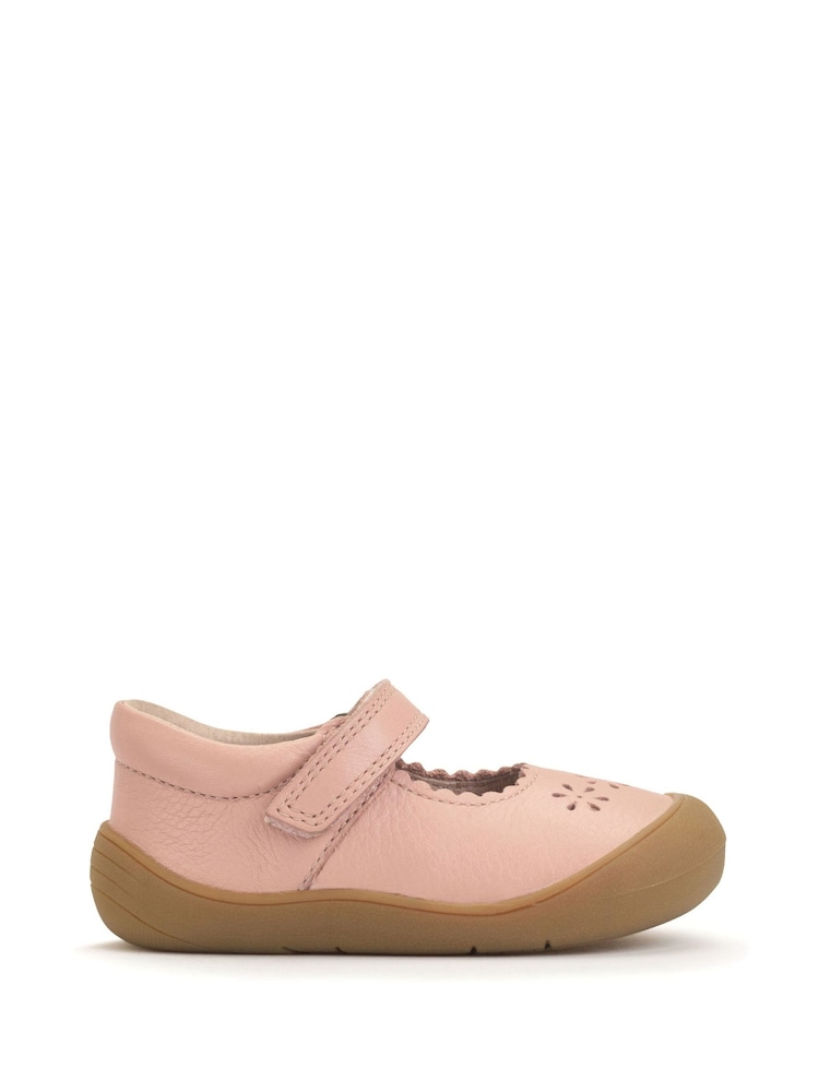 Start-Rite Eva Pink Soft Leather Mary Jane Pre-School Shoes - Image 2 of 6