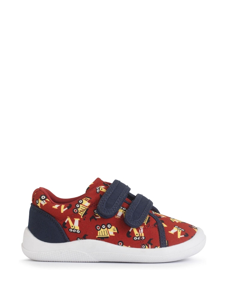 Start-Rite Wriggles Blue Camo Double Strap Canvas Shoes - Image 1 of 1