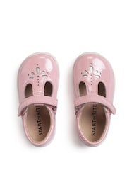 Start-Rite Puzzle Rose Gold Leather T-Bar First Shoes F & G Fit - Image 5 of 6