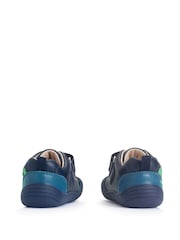 Start-Rite Tread Blue Dino Leather Pre-School Shoes - Image 4 of 6