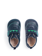 Start-Rite Tread Blue Dino Leather Pre-School Shoes - Image 5 of 6