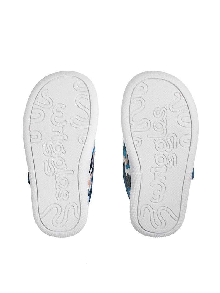 Start-Rite Wriggles Red Digger Print T-Bar Canvas Shoes - Image 6 of 6