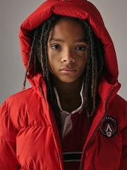 Superdry Red Sports Puffer Coat - Image 5 of 5