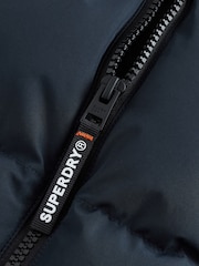 Superdry Navy Sports Puffer Coat - Image 11 of 12