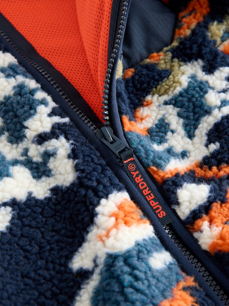 Superdry Multi Borg Zip Through Jacket - Image 7 of 7 Superdry Multi Borg Zip Through Jacket - Image 7 of 7