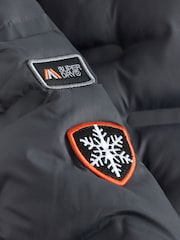 Superdry Charcoal Grey Quilted Puffer Coat - Image 7 of 8