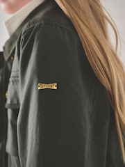 Superdry Green Wax Jacket - Image 3 of 11