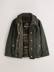 Superdry Green Wax Jacket - Image 6 of 11