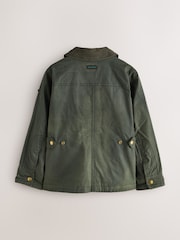 Superdry Green Wax Jacket - Image 7 of 11