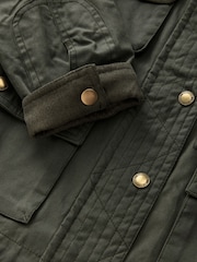Superdry Green Wax Jacket - Image 8 of 11